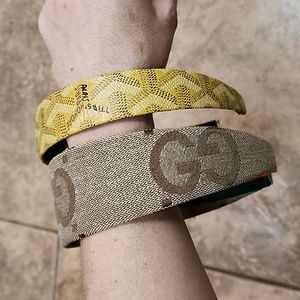 Yellow Goyard Headband